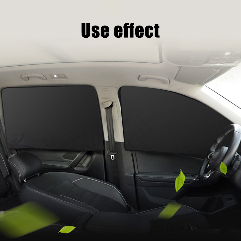 Home Textiles Curtains - Car Side Window Sunshade Curtain Magnetic