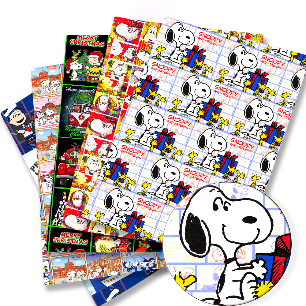 Home Textiles Curtains - TAKARA TOMY Snoopy fabric140x50CM Cartoon printed