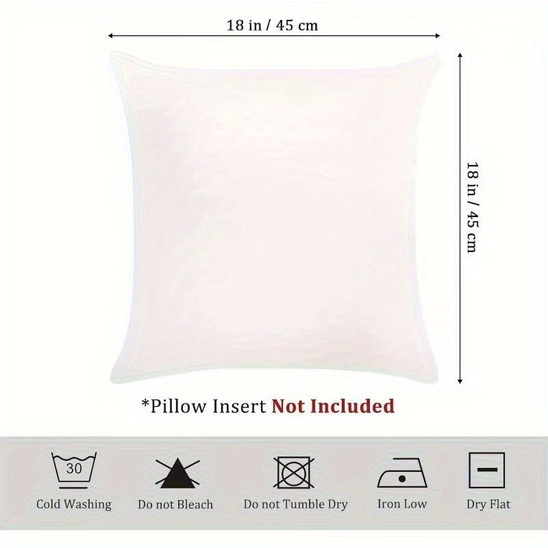 [Home Decor Pillowcase] 1pc 