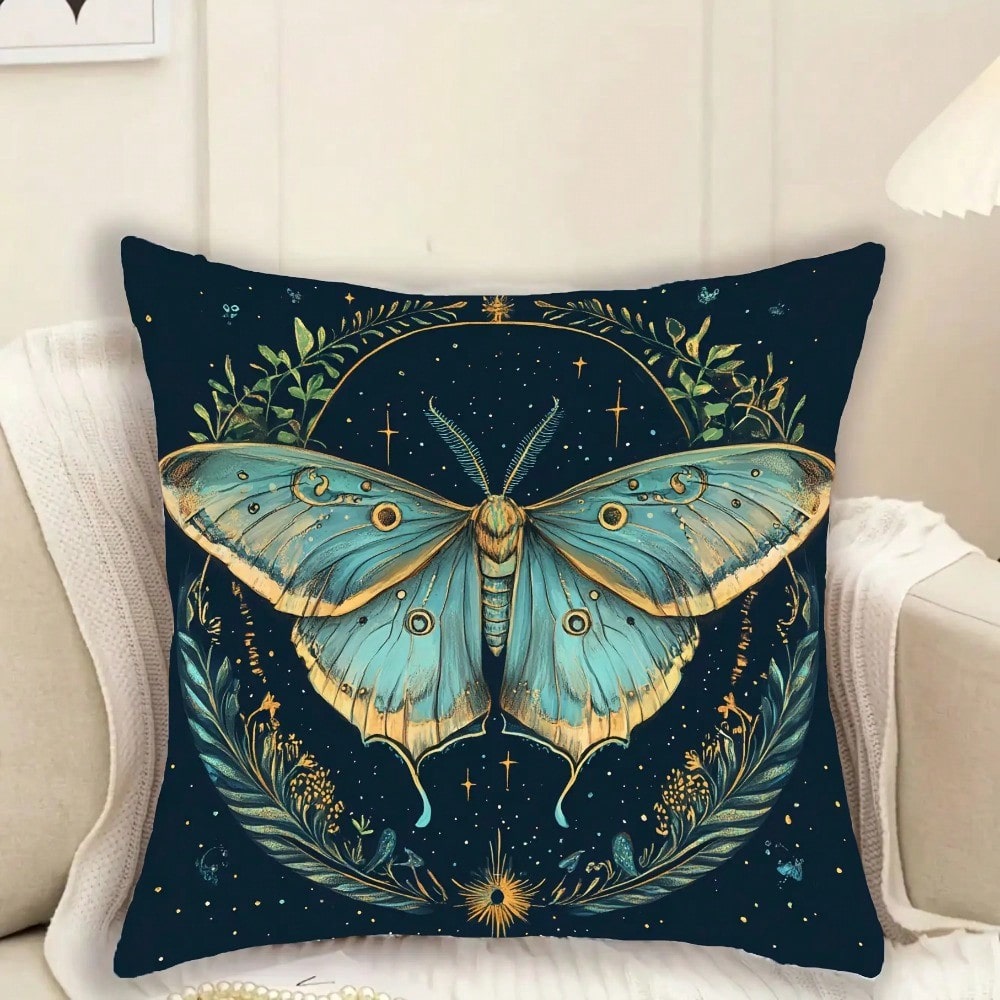 1pc 18x18 Inch Bohemian Moth & - Pillow Insert 18X18 ulasan dan harga