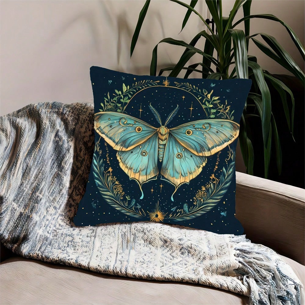 1pc 18x18 Inch Bohemian Moth & - Pillow Insert 18X18 ulasan dan harga