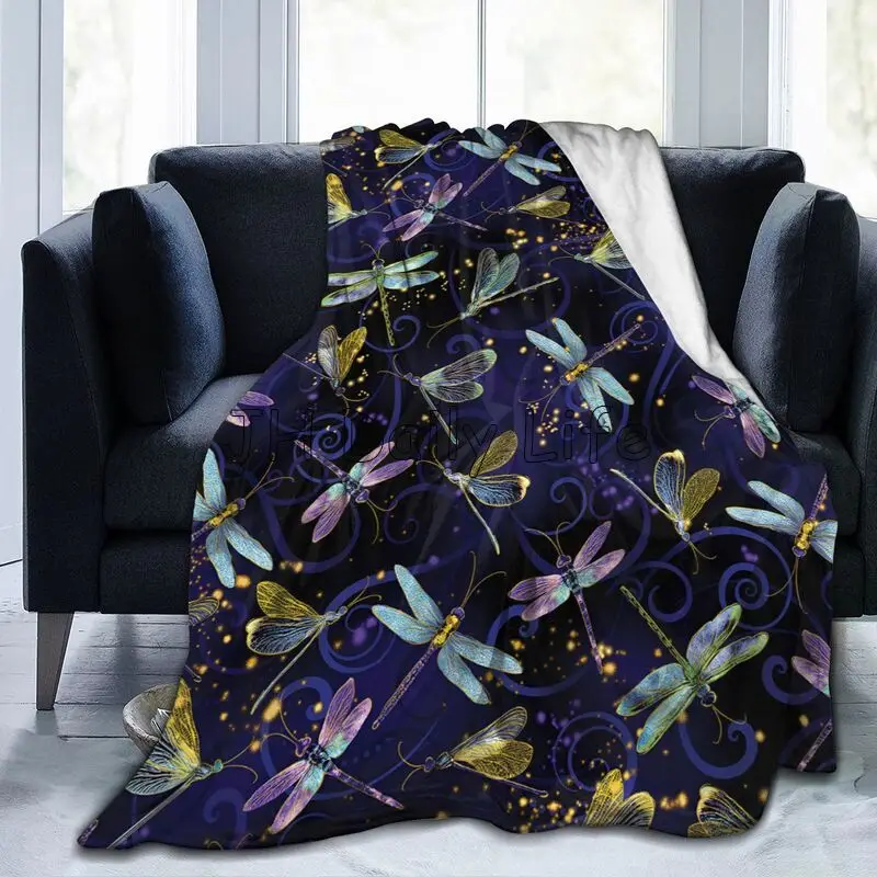 Dragonfly Galaxy Fleece Blanke - Galaxy Home Textiles ulasan dan harga