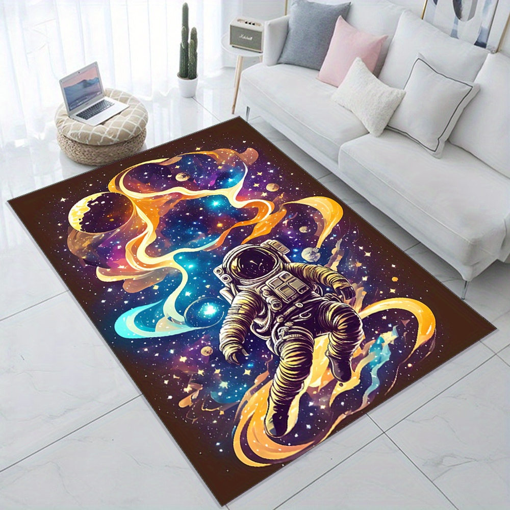 Spaceman Area Rug – Polyester  - Galaxy Home Textiles ulasan dan harga