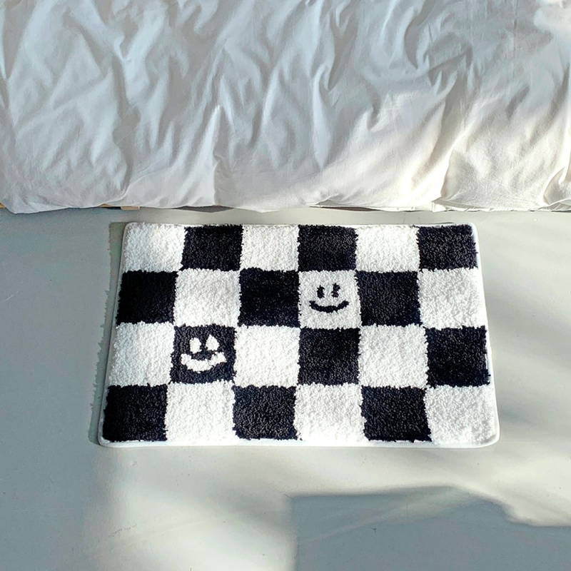 VIKAMA Checkerboard Print Door - Home Textiles Plaid ulasan dan harga