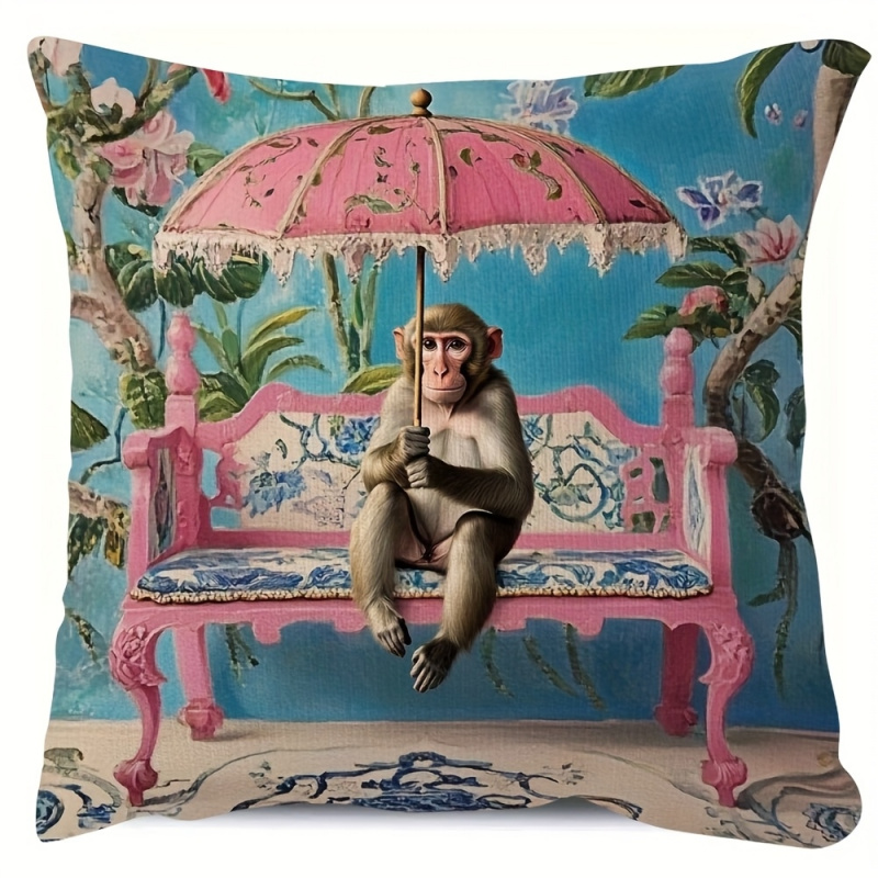 1pc, Retro Pink Chinese-Style  - Pillow Insert 18X18 ulasan dan harga