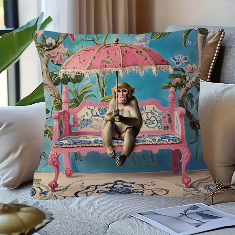 1pc, Retro Pink Chinese-Style  - Pillow Insert 18X18 ulasan dan harga