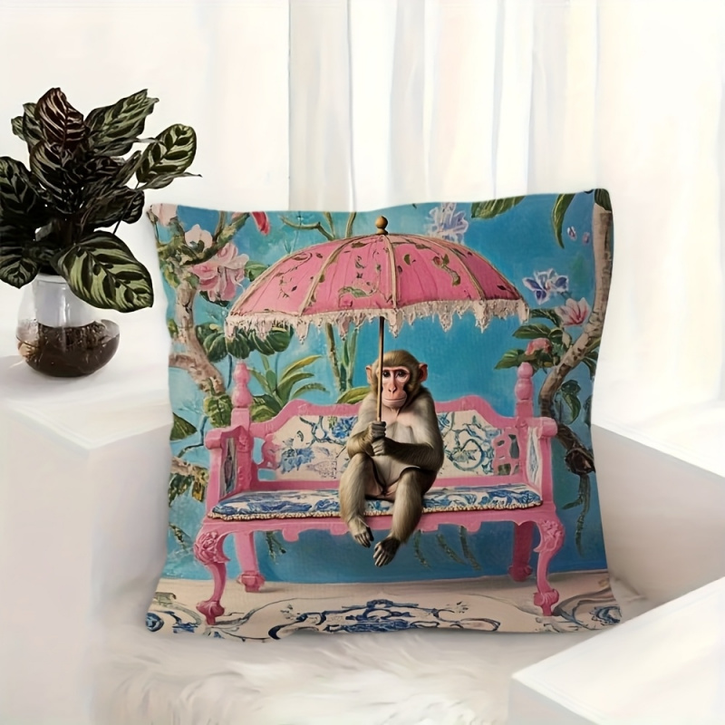 1pc, Retro Pink Chinese-Style  - Pillow Insert 18X18 ulasan dan harga