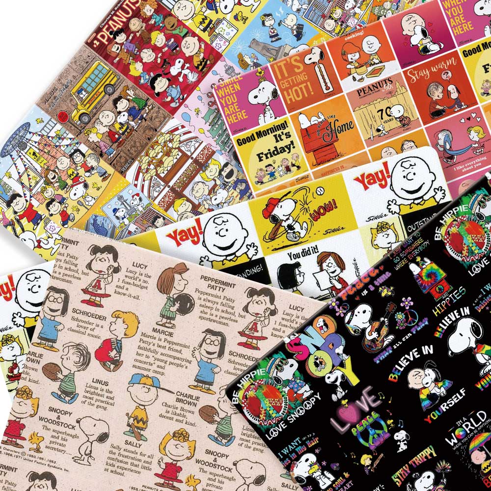 TAKARA TOMY Snoopy fabric140x5 - Home Textiles Curtains ulasan dan harga