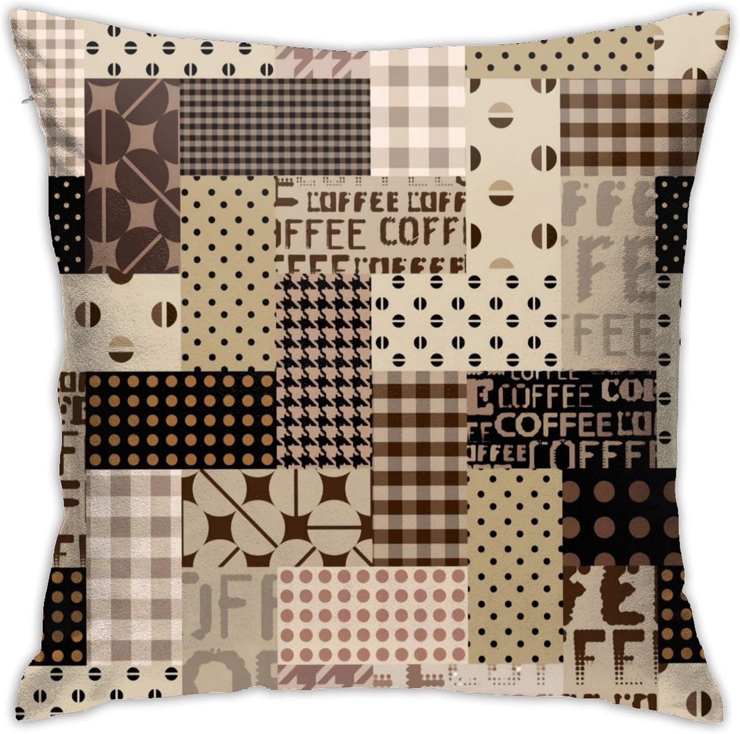 Coffee Time Throw Pillow Cover - Pillow Insert 18X18 ulasan dan harga
