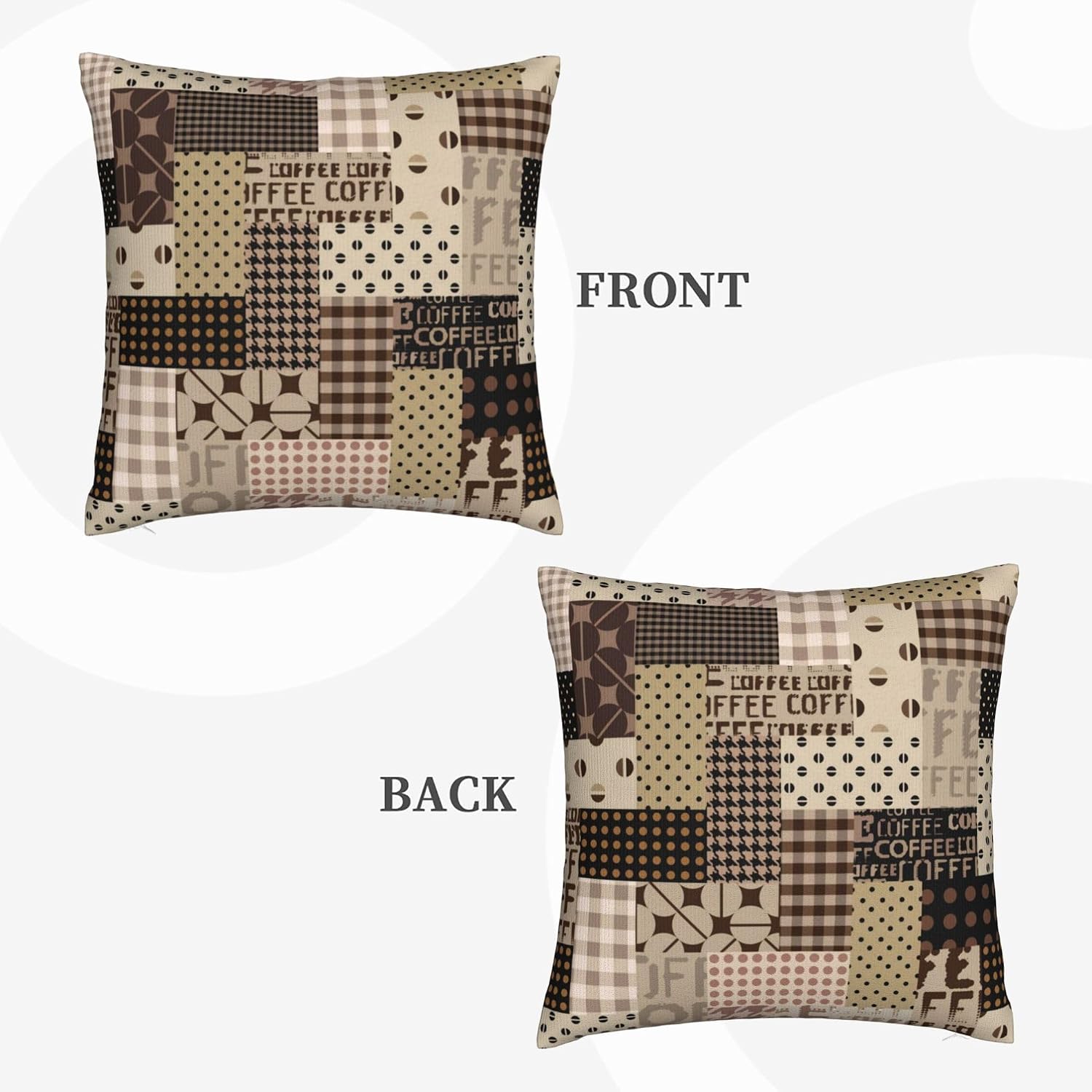 Coffee Time Throw Pillow Cover - Pillow Insert 18X18 ulasan dan harga