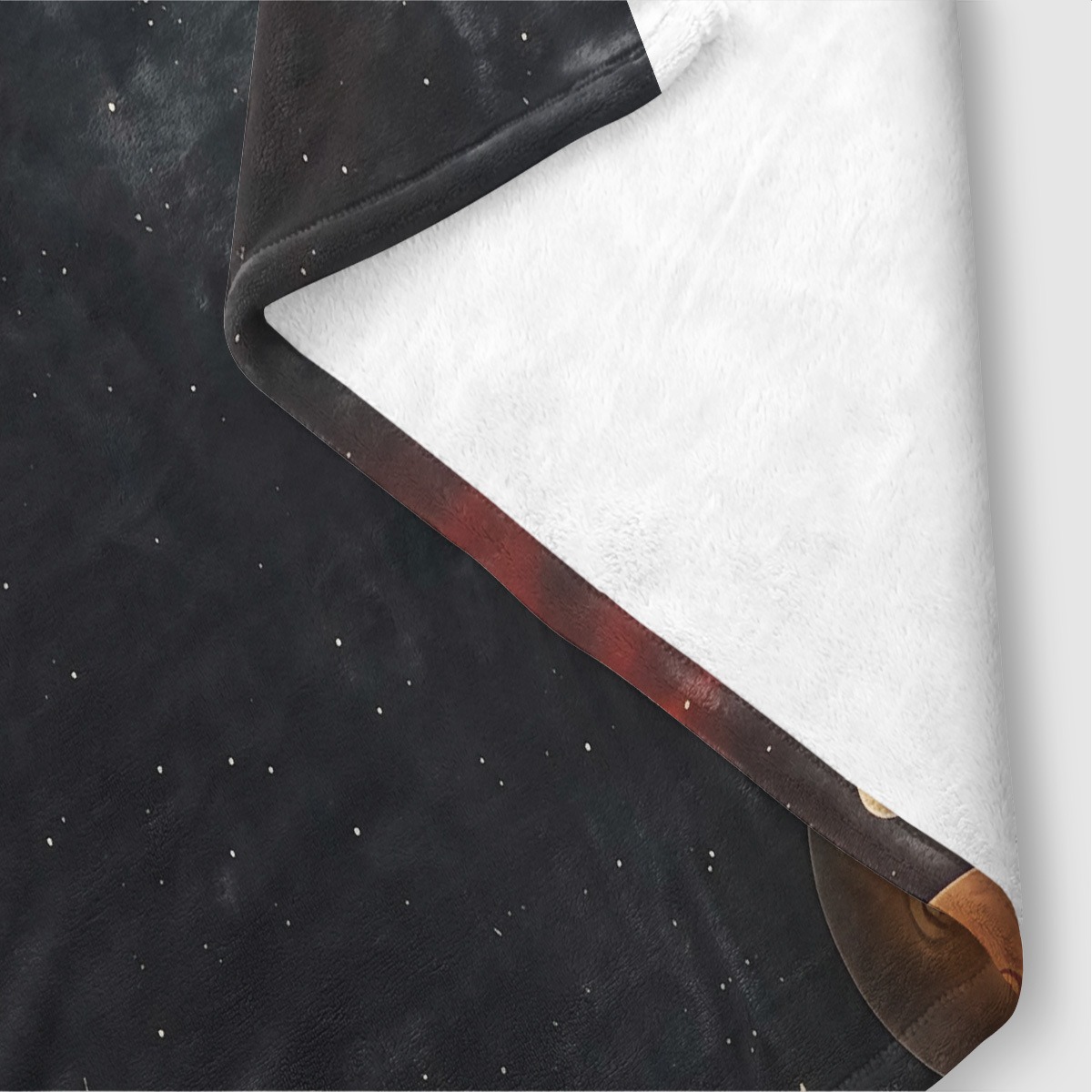 Galaxy Planets Pattern Flannel - Galaxy Home Textiles ulasan dan harga