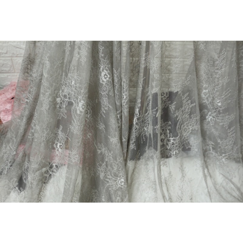 New High-quality Eyelash Lace  - Home Textiles Curtains ulasan dan harga