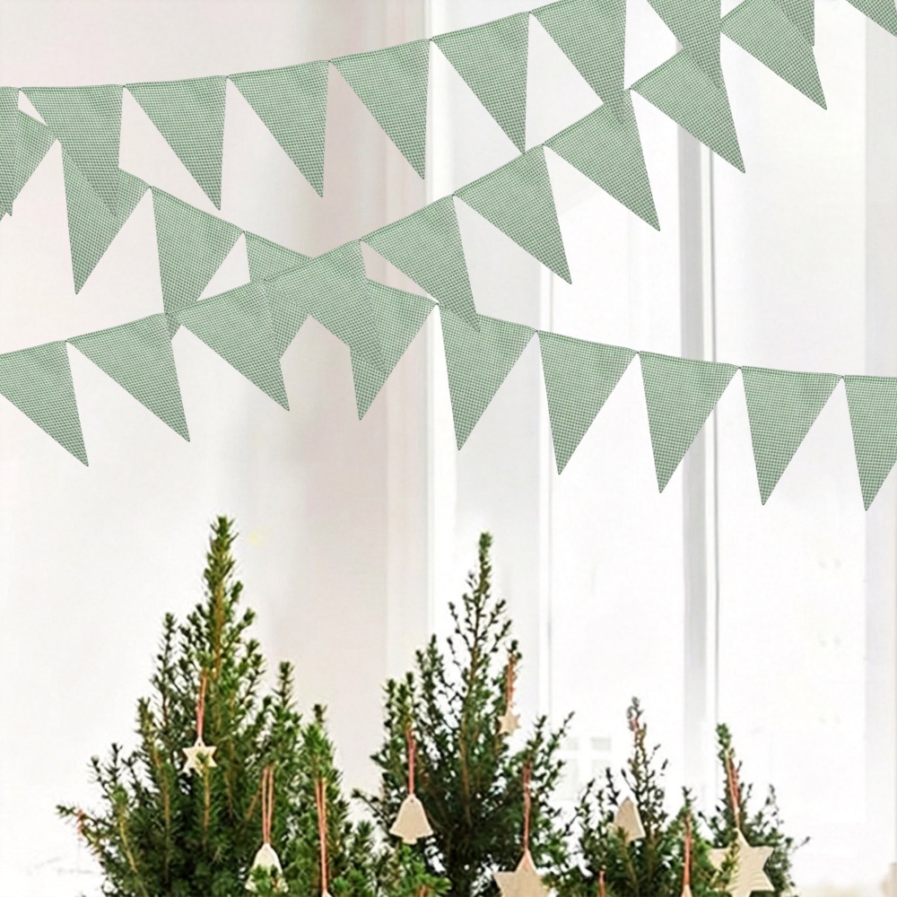 Sage Green White Fine Plaid Fa - Home Textiles Plaid ulasan dan harga