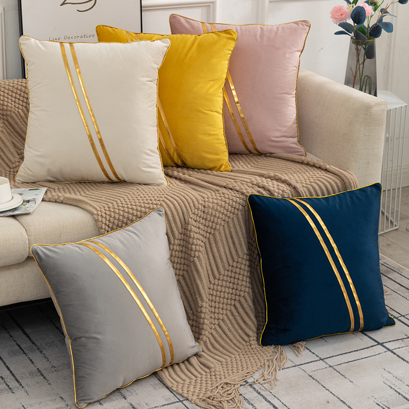 Velvet Throw Pillow Cover Ligh - Pillow Insert 18X18 ulasan dan harga