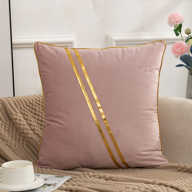 Velvet Throw Pillow Cover Ligh - Pillow Insert 18X18 ulasan dan harga