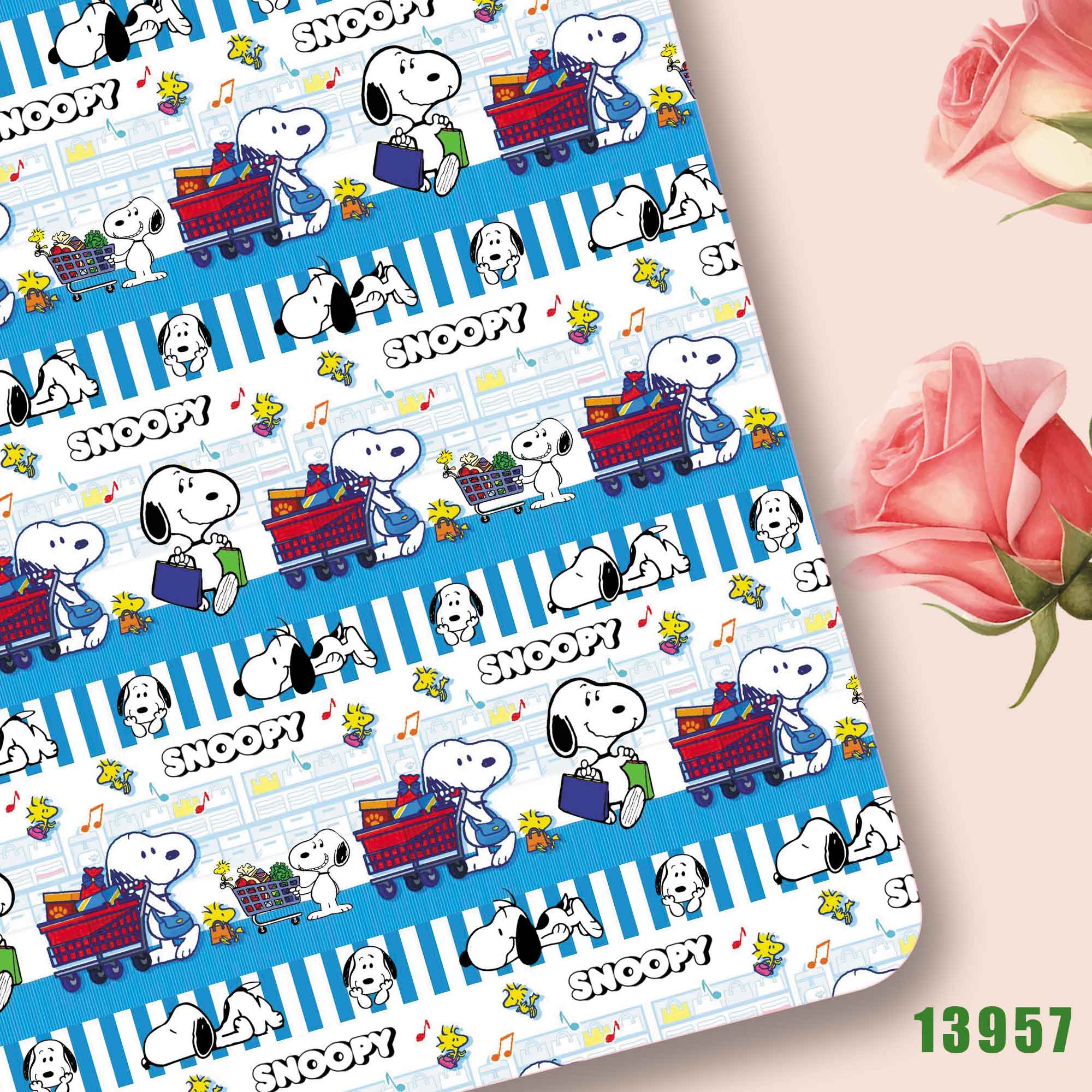 TAKARA TOMY Snoopy fabric140x5 - Home Textiles Curtains ulasan dan harga