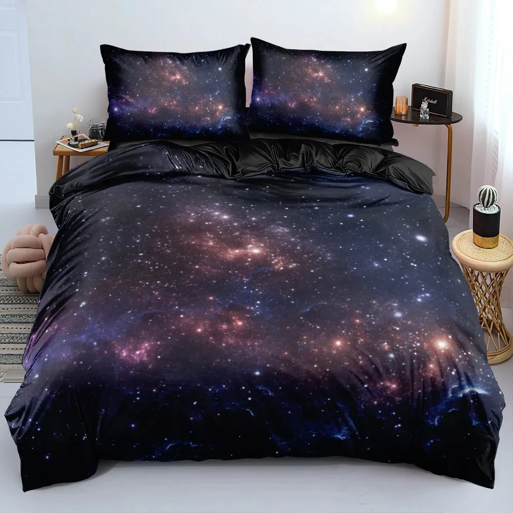 Luxury Galaxy Dark Blue Comfor - Galaxy Home Textiles ulasan dan harga
